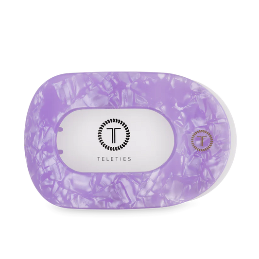 Flat Round Hair Clip - Medium - Lavender Mist