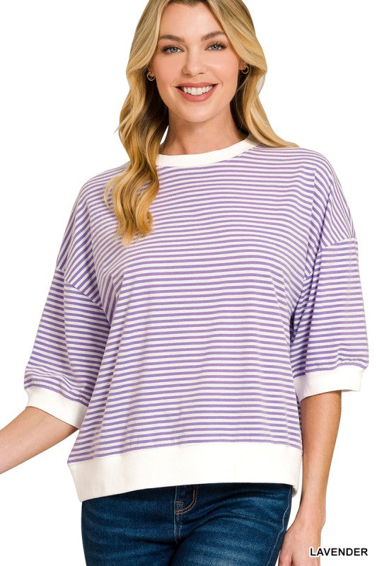 The Bailey Stripe Pullover