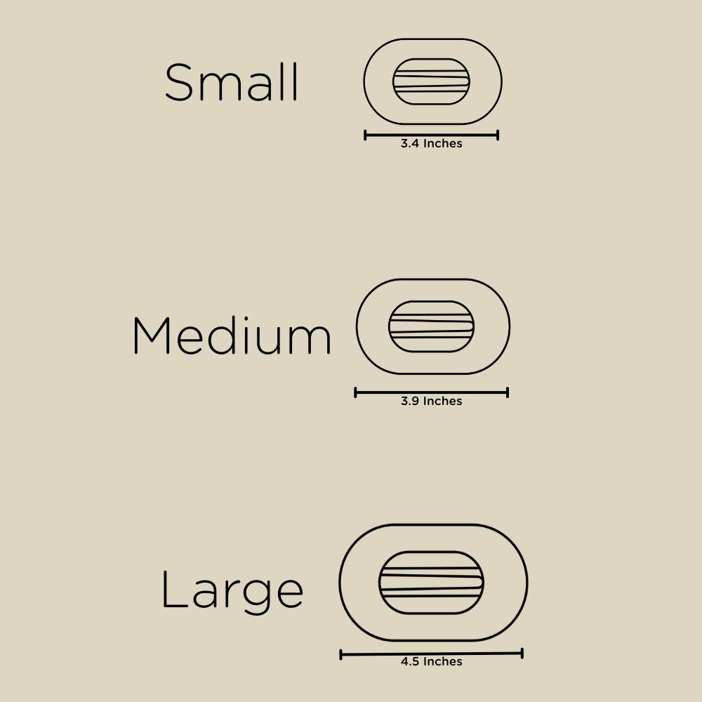 Flat Round Hair Clip | Small | Pink Ribbon Power