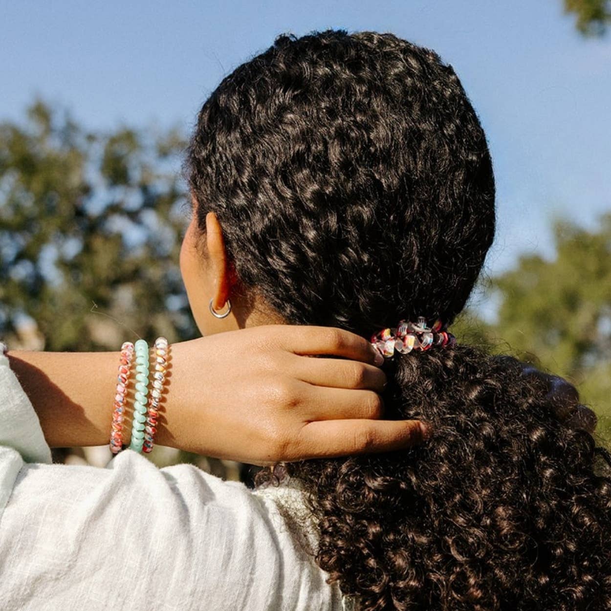 Spiral Hair Coils | Large | Spring Splash