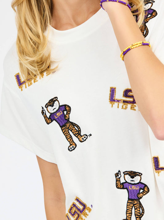 Emily Embellished Game Day Top
