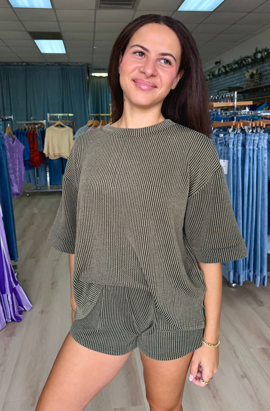 Easy Does It Ribbed Set