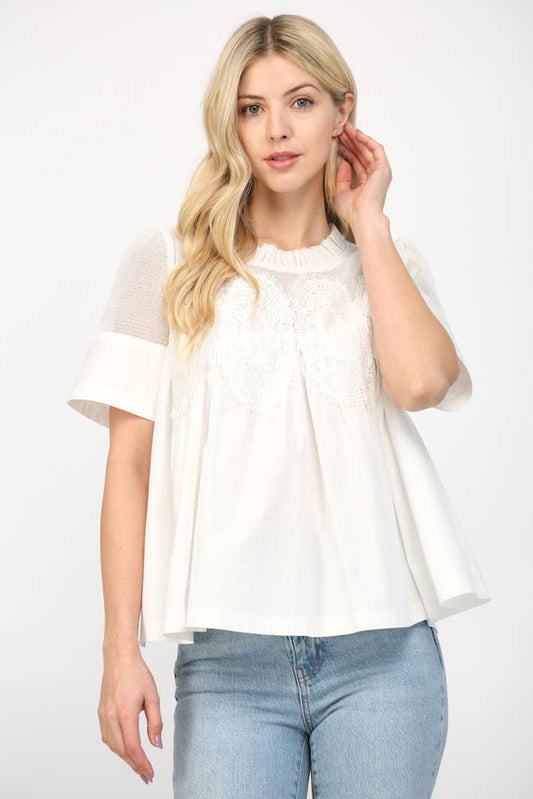 Georgie Mesh Top