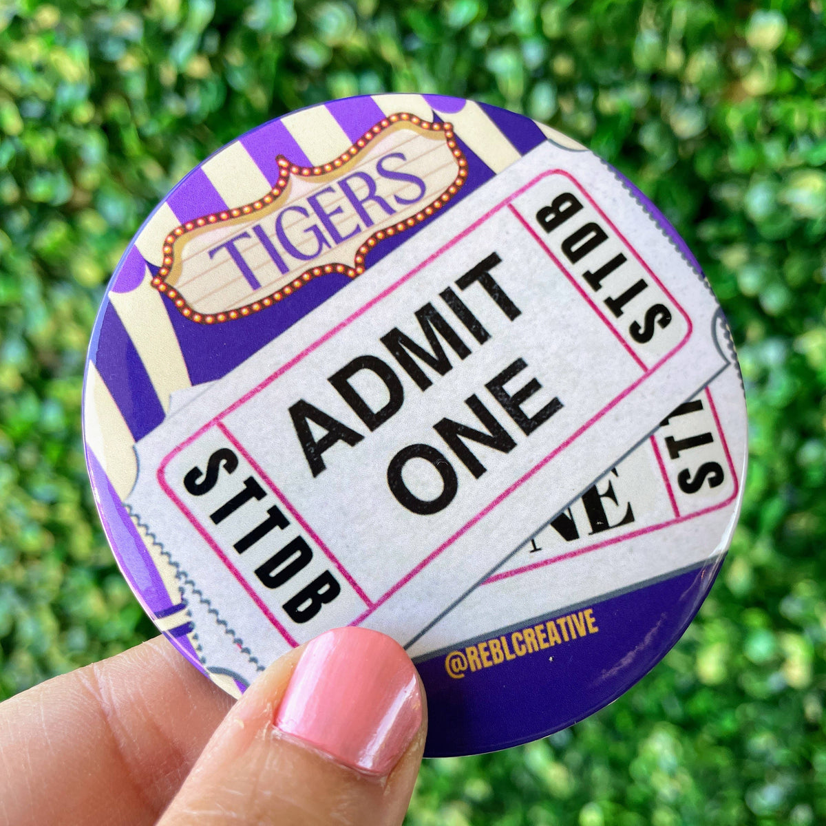 Admit One - STTDB - Game Day Button