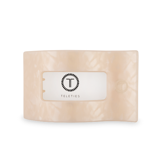 Flat Rectangle Hair Clip | Large | Soft Surf