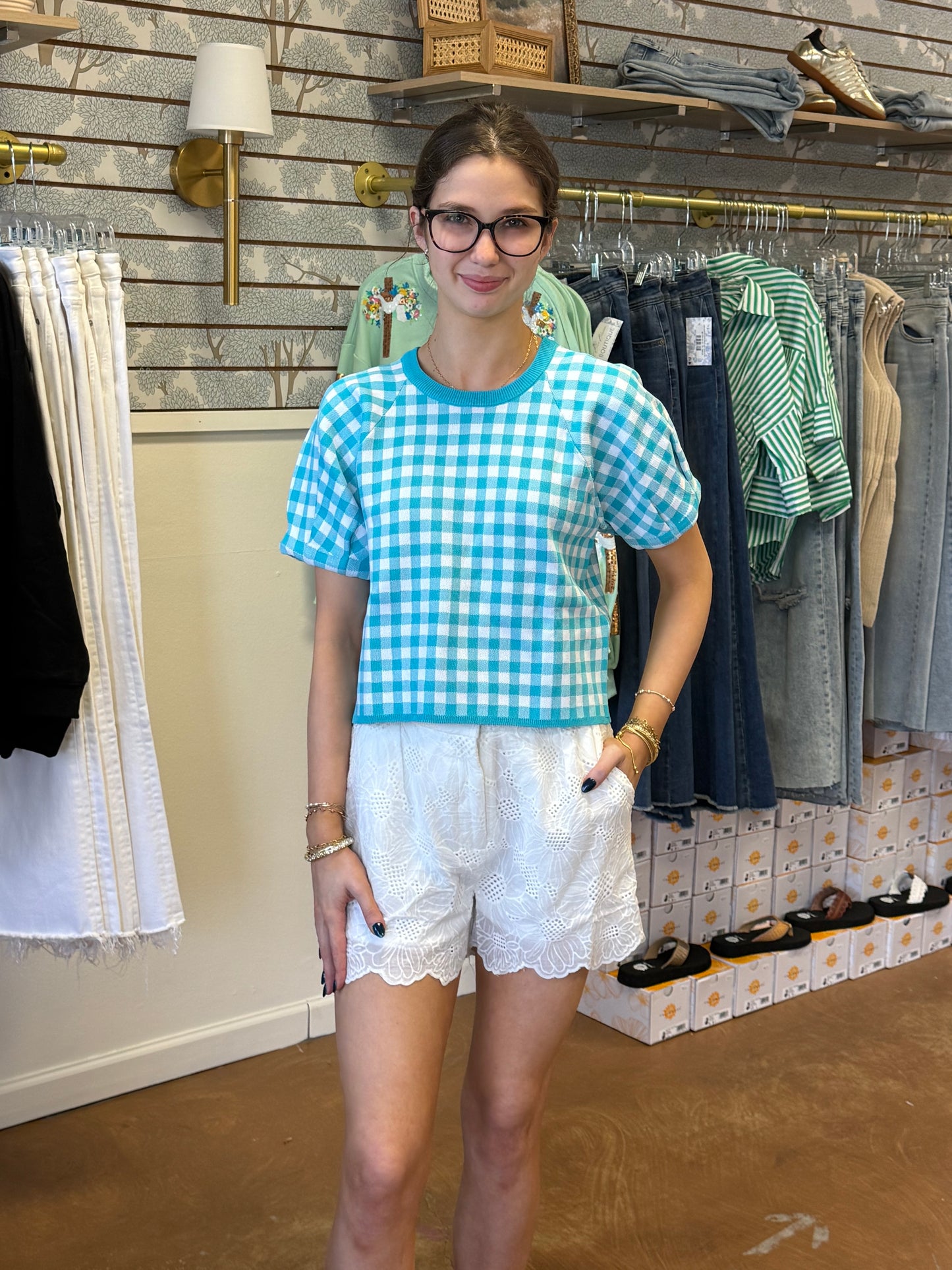 Ella Eyelet Breeze Shorts