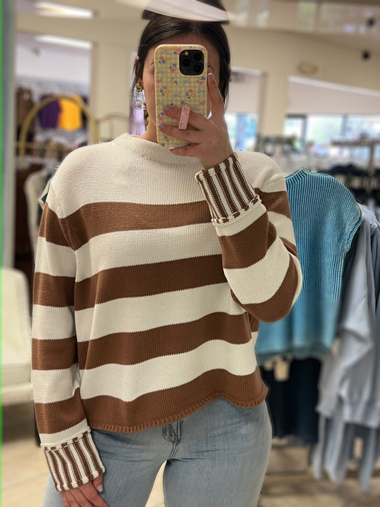 The Weekend Stripes Knit Sweater