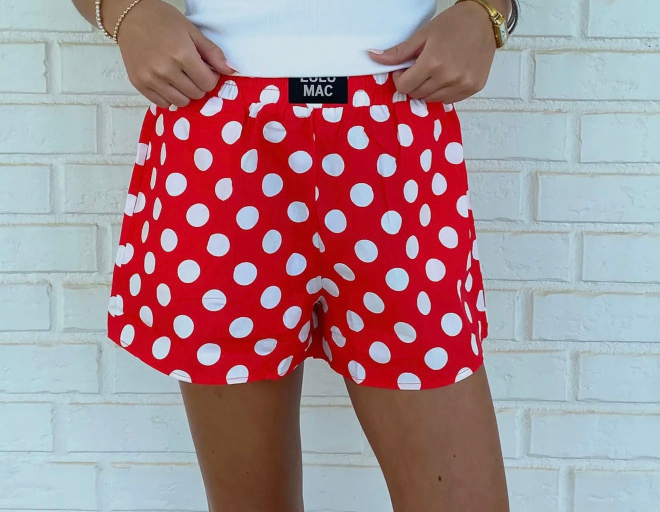 Lulu Mac polka Dot- Red