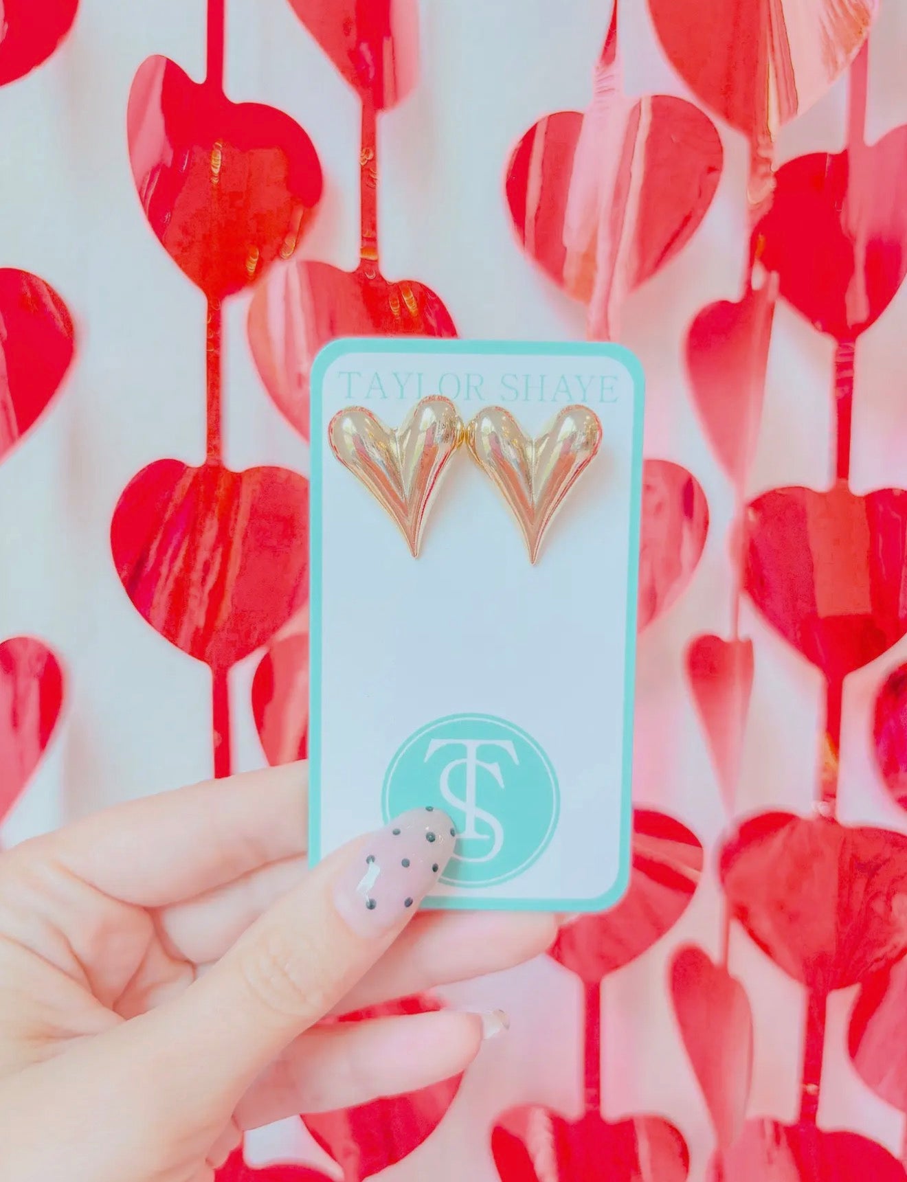 Struck by love hearts