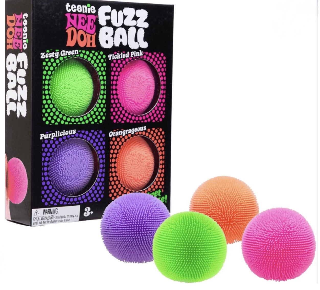 Authentic Teenie Needoh Fuzz Ball Pack
