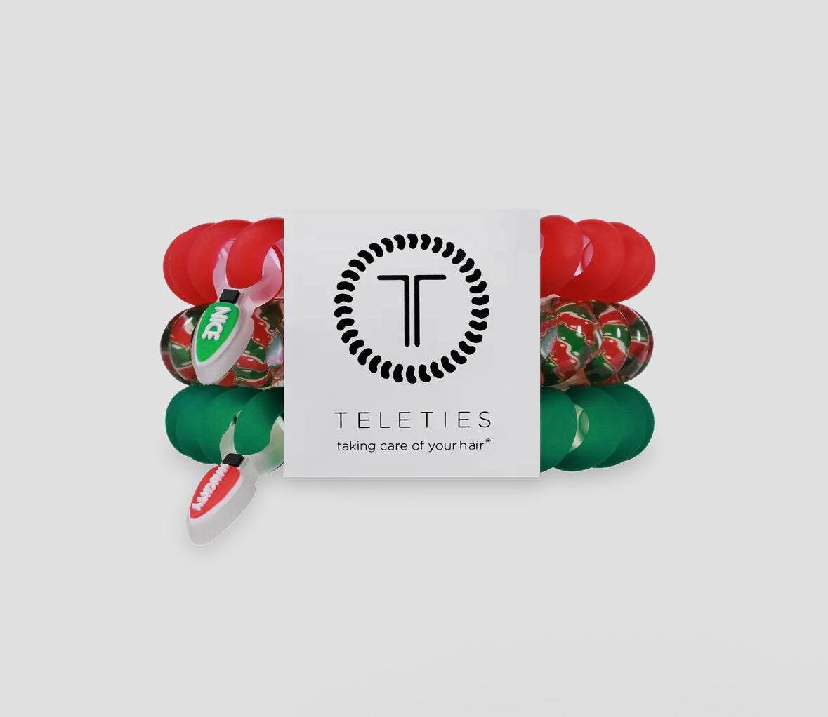 Naughty or Nice Large Hair Ties