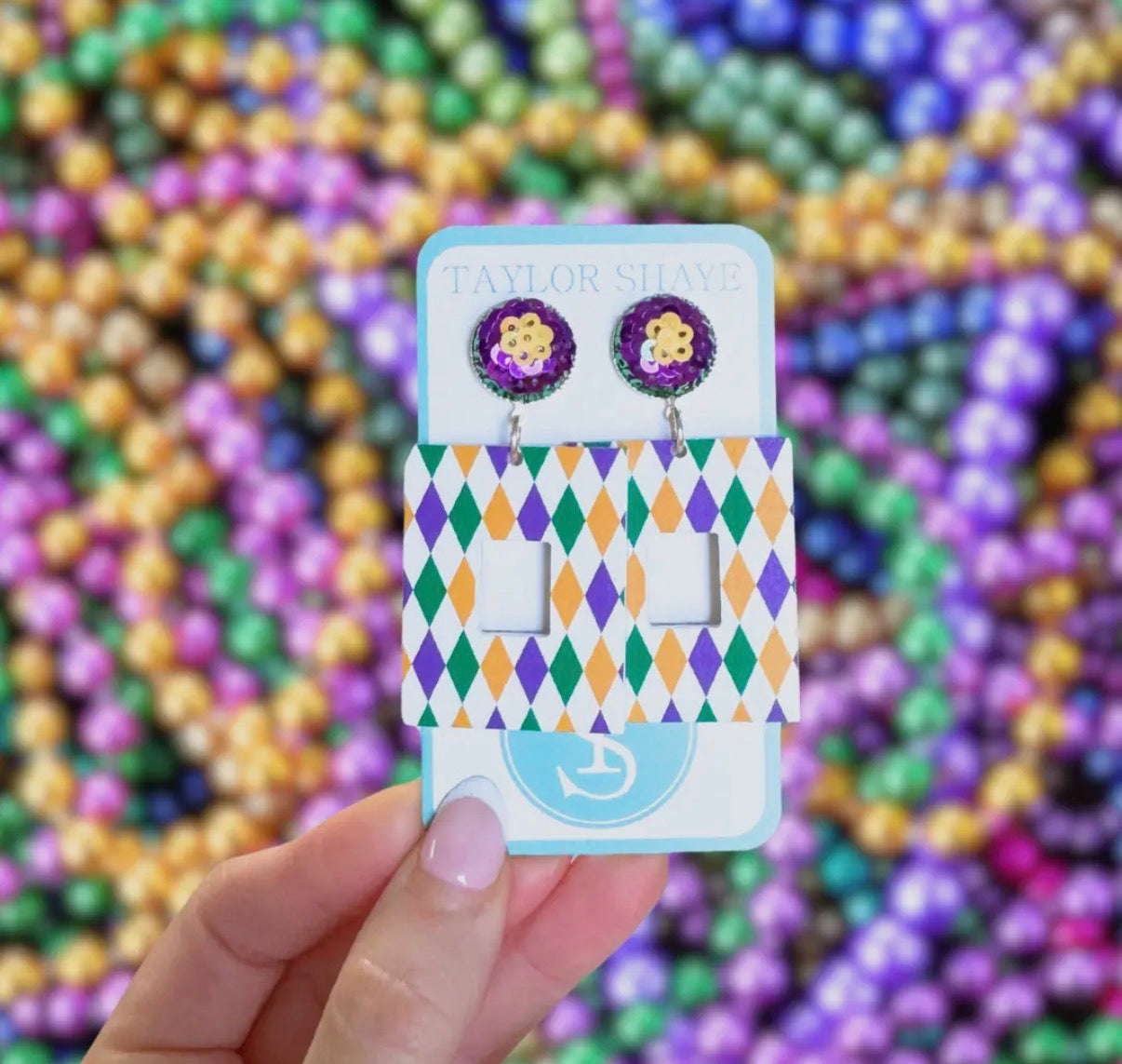 Mardi Gras Diamond Drops