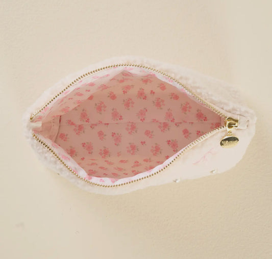 Sweetheart Sherpa Bow Bag