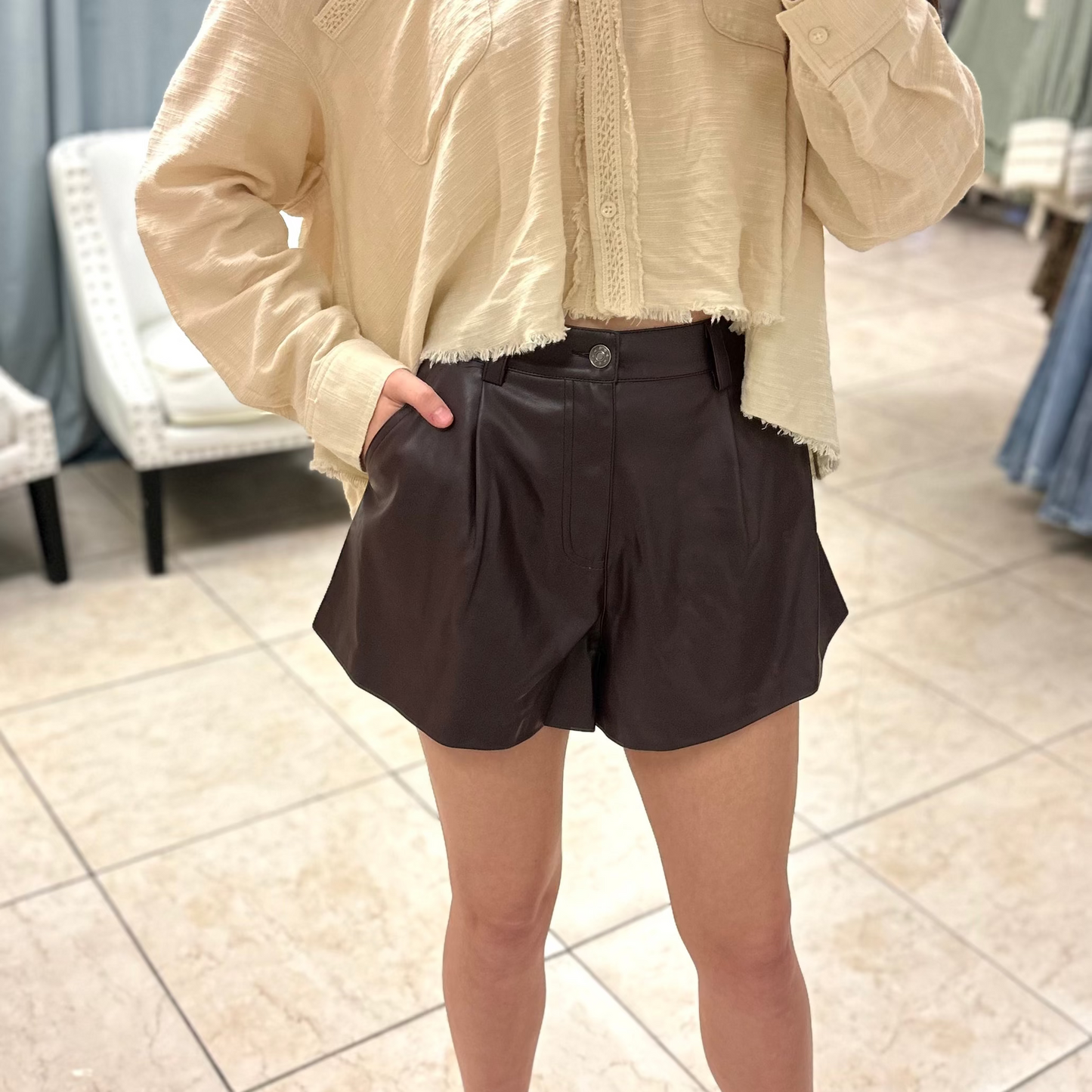 The Mocha Luxe Shorts