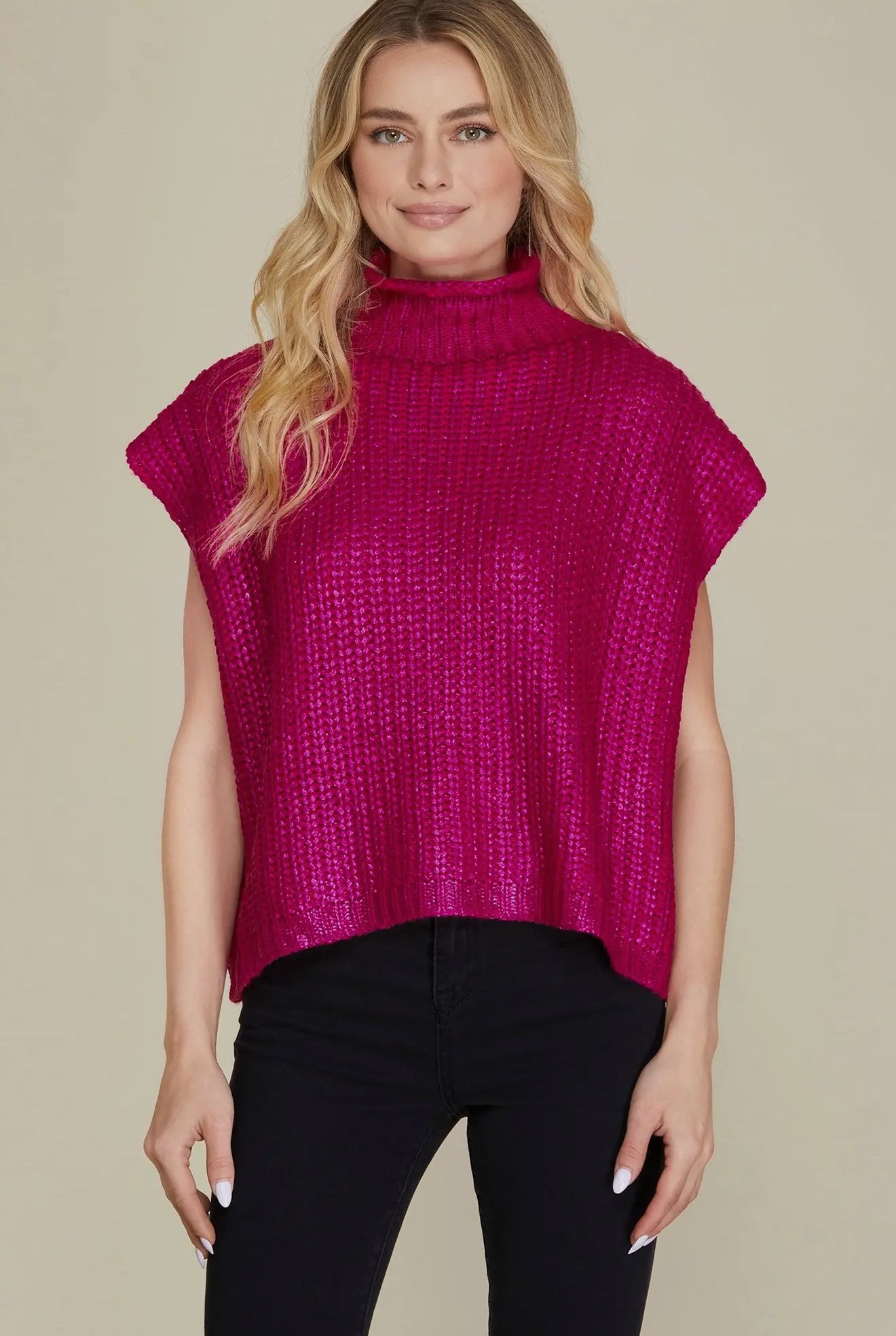 Holiday Shimmer Knit Top