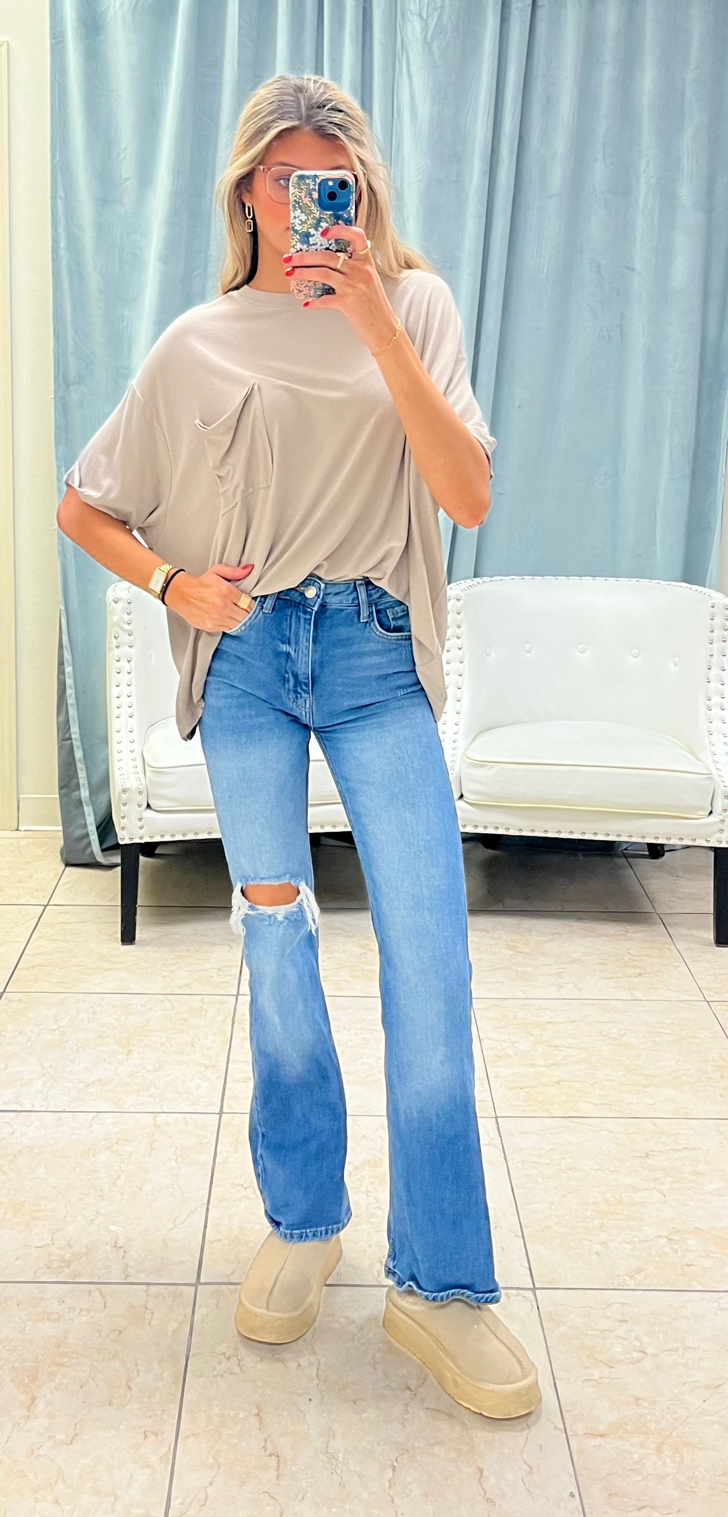 The Easy Sunday Pocket Tee