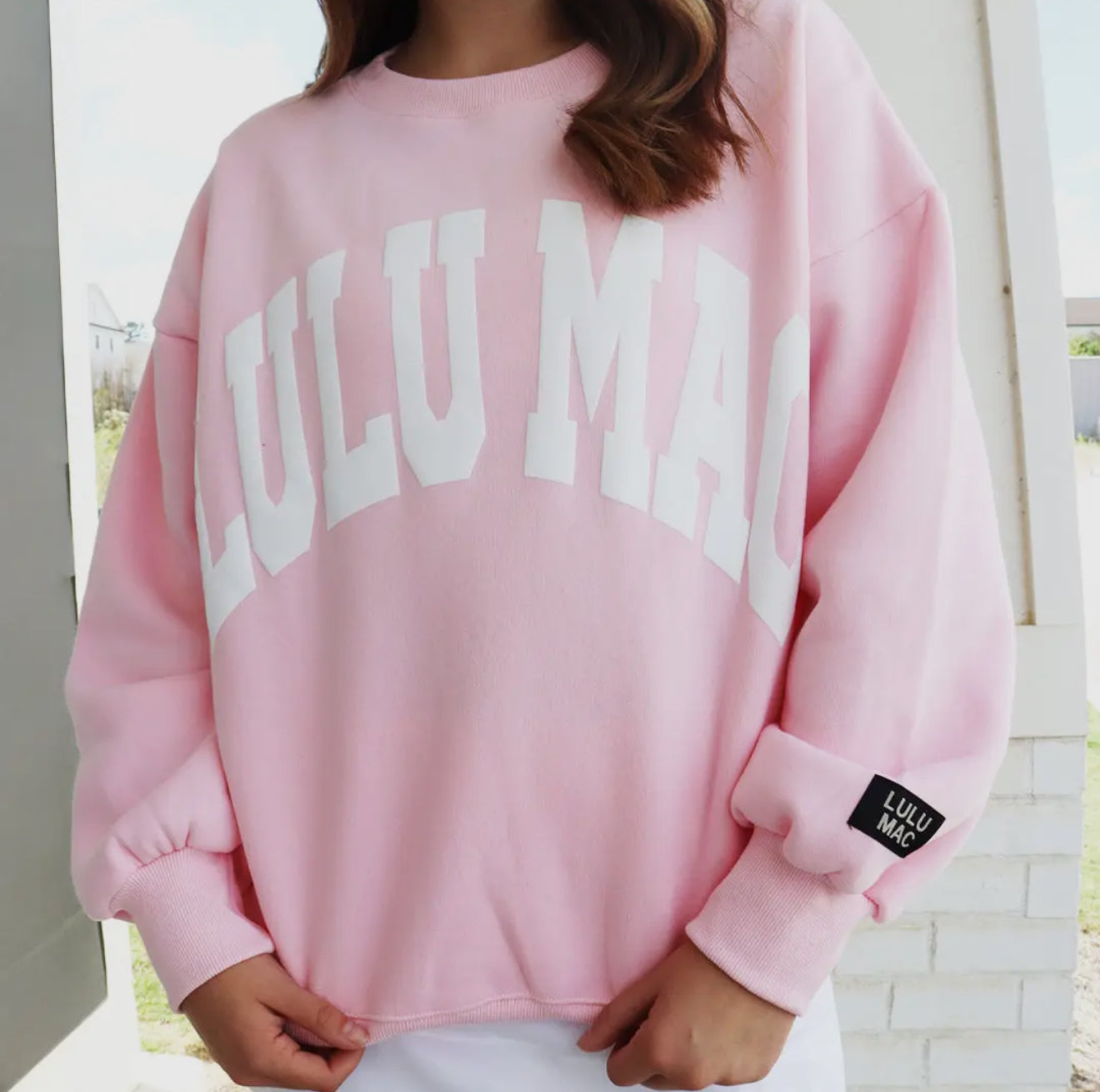 Lulu Mac Pink With White Puff