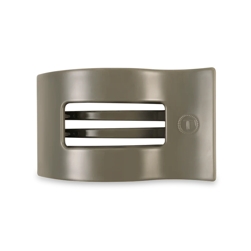 Sage it ain't so Large Flat Rectangle Hair Clip