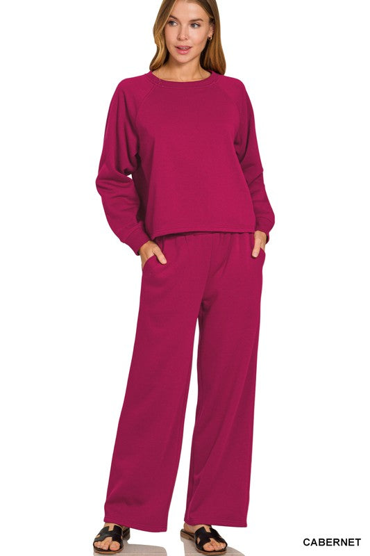 The Ryann Fleece Lounge Set