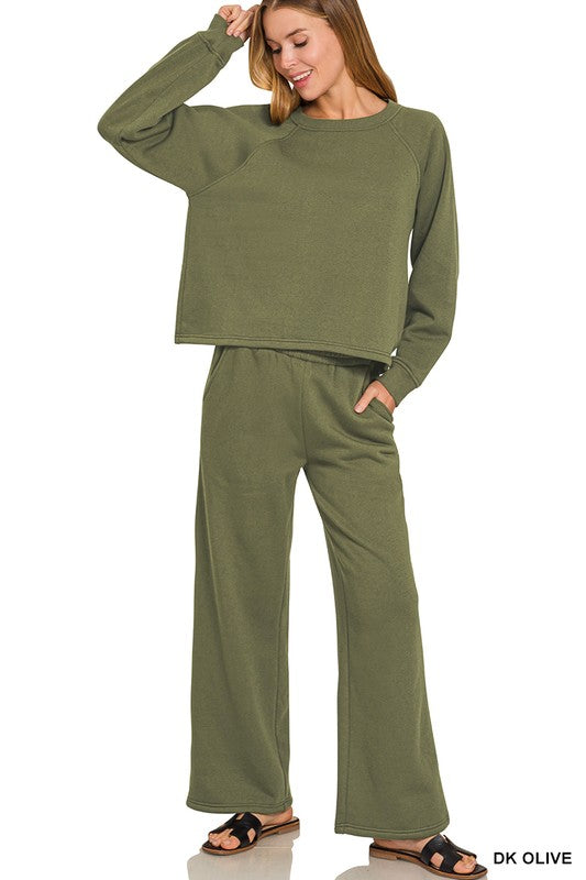 The Ryann Fleece Lounge Set