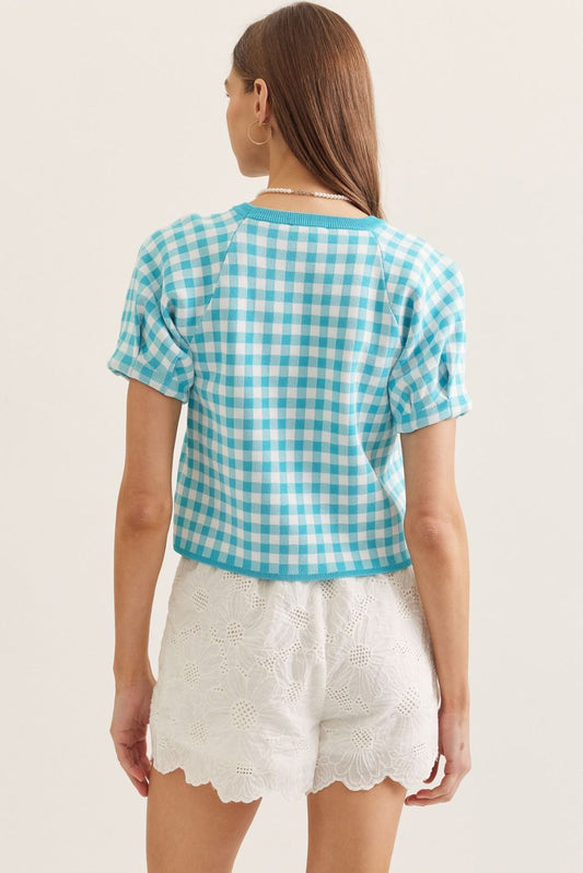 Maggie Mae Gingham Top