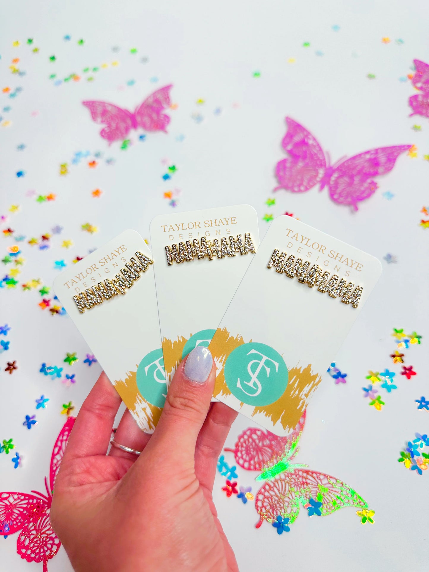 Mama CZ Studs