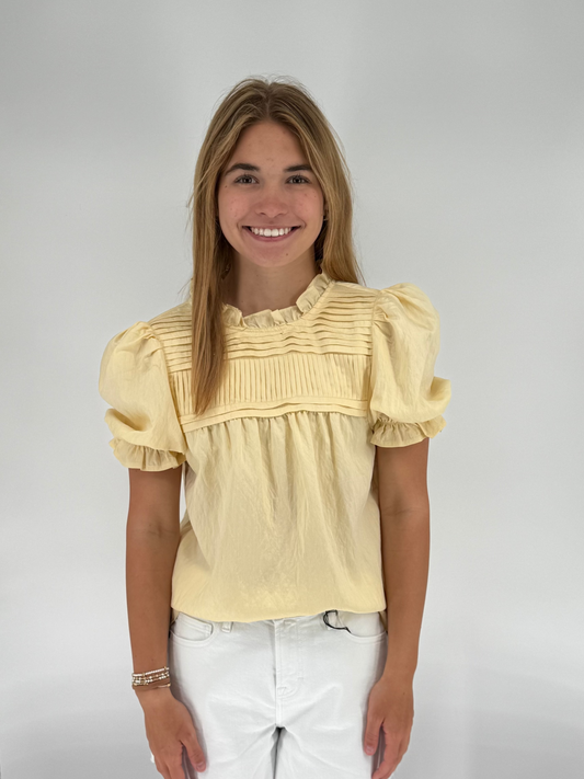 Maribel Pintuck Blouse
