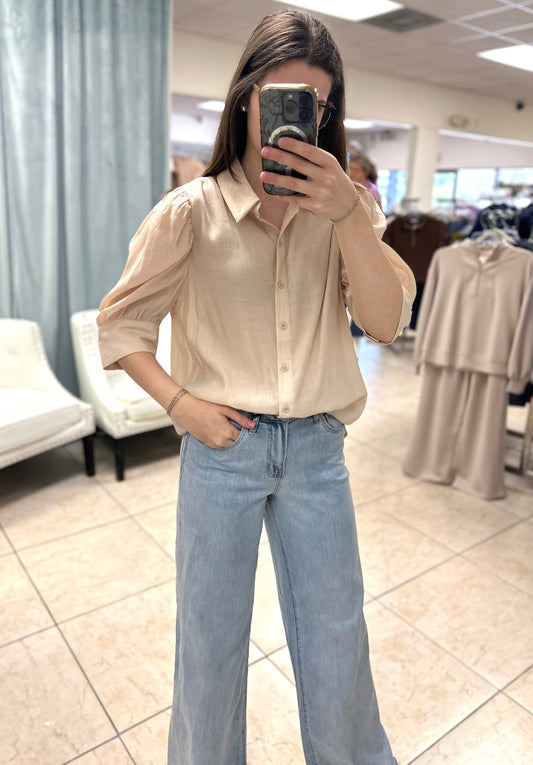 The Margot Puff Sleeve Blouse