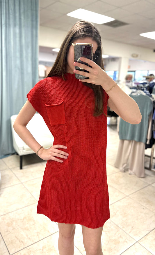 The Cozy Pocket Sweater Dress