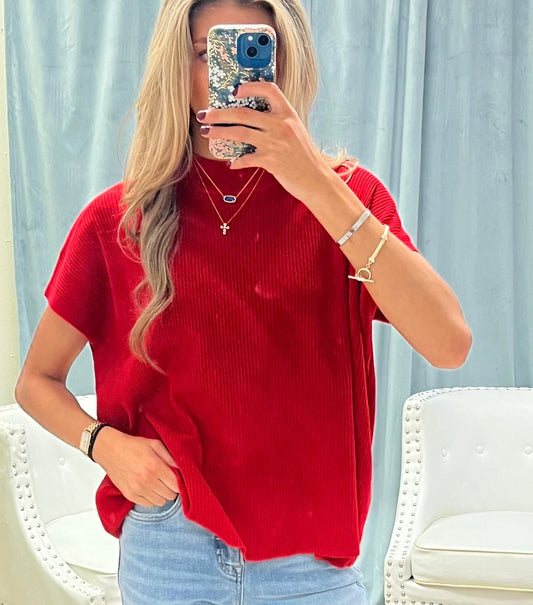The Brynn Ribbed Sweater Top