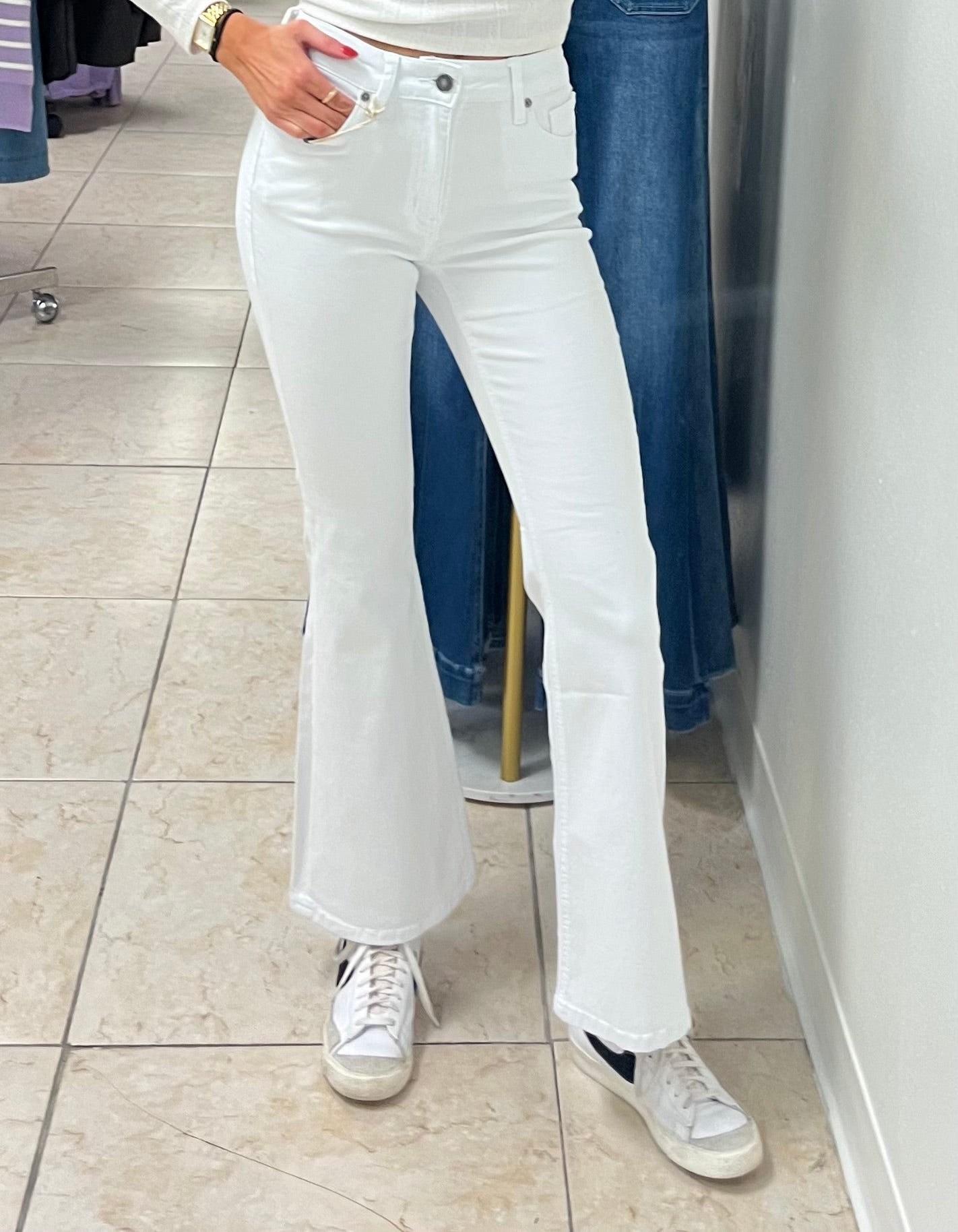 KanCan Petite Flare Jeans