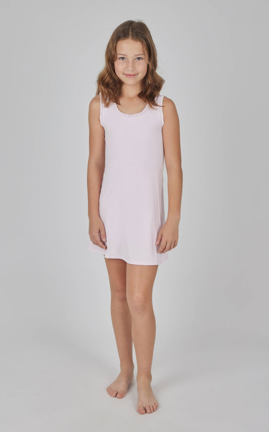 Girls Ruffle Tennis Dress with Inner Short
