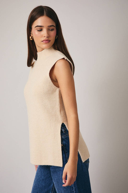 Sloane High Neck Sweater Top