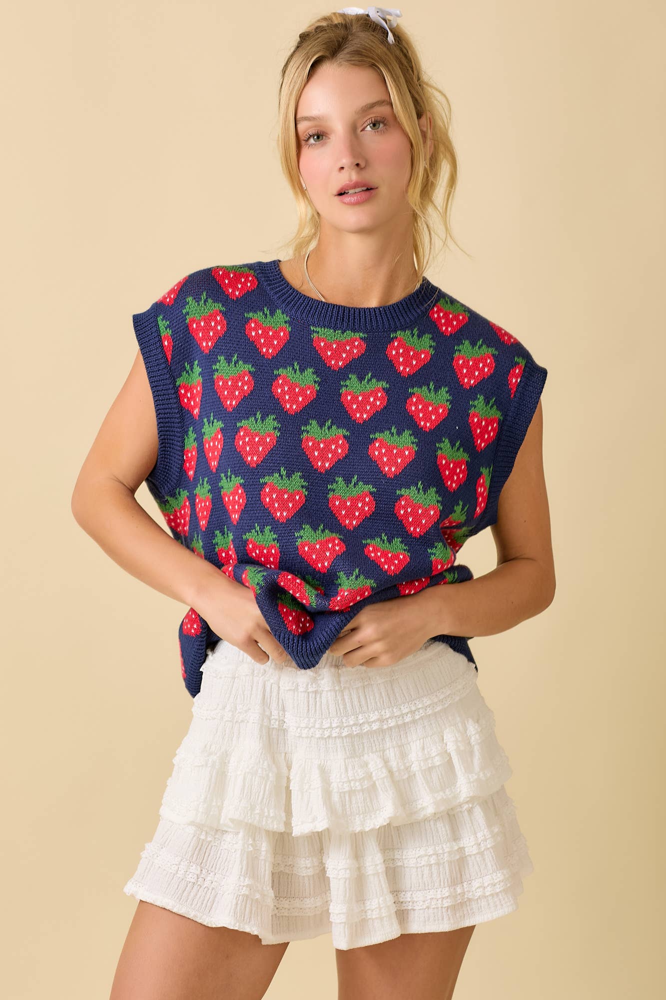 Ruffle Layer Mini Skort