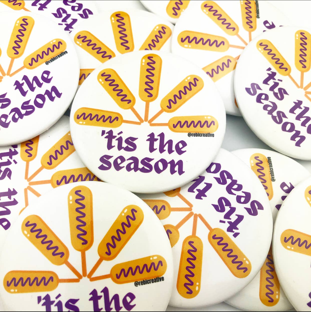Corndog Season - Game Day Button