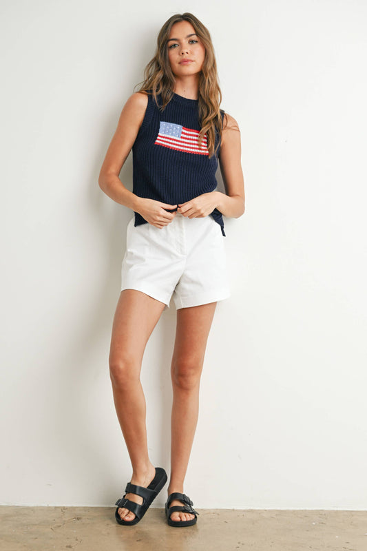 The Liberty Knit Sleeveless Sweater