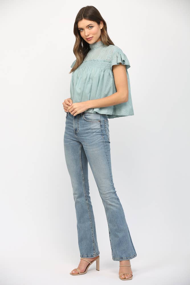 Lauren Ruffled Top