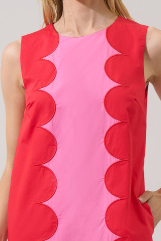 Tinsley Scallop Trim Dress