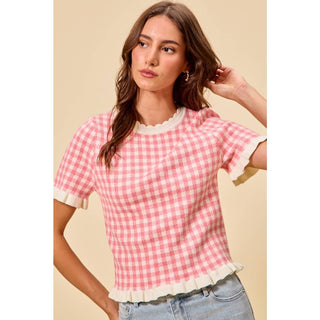 Scarlett Gingham Top