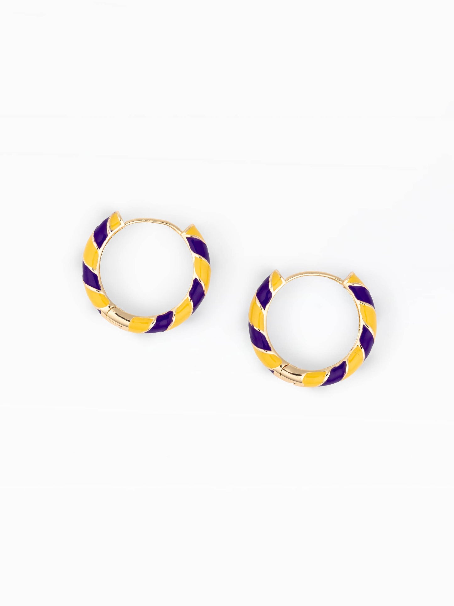 Paisley Earrings | Purple & Gold