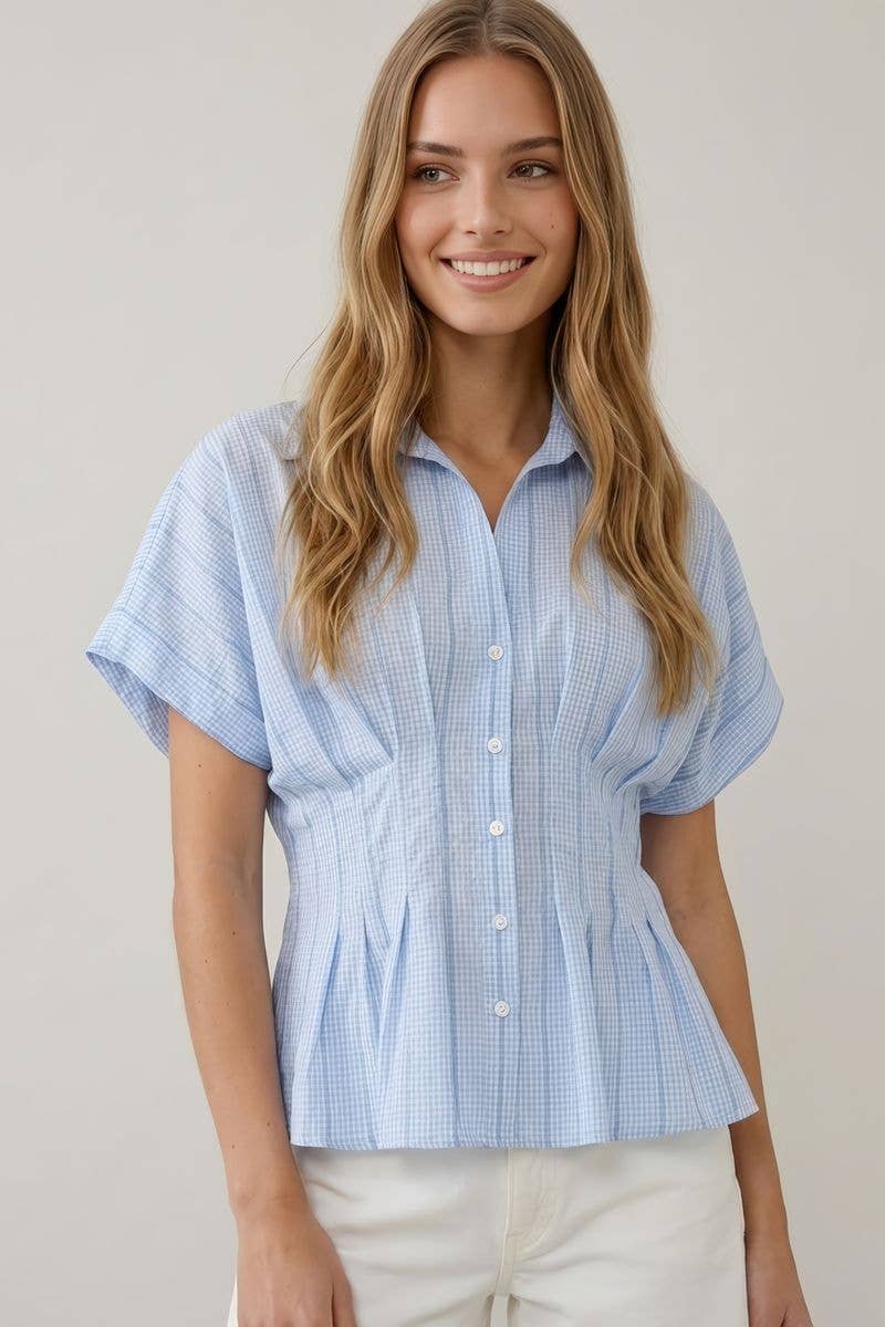 Effie Kate Gingham top