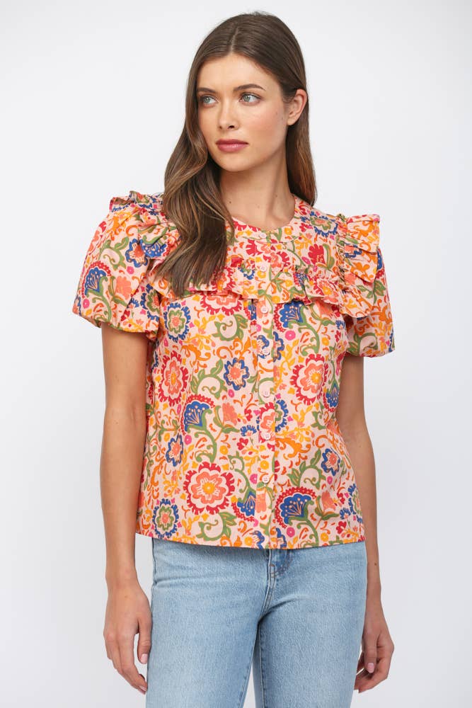 Macy Ruffle Top