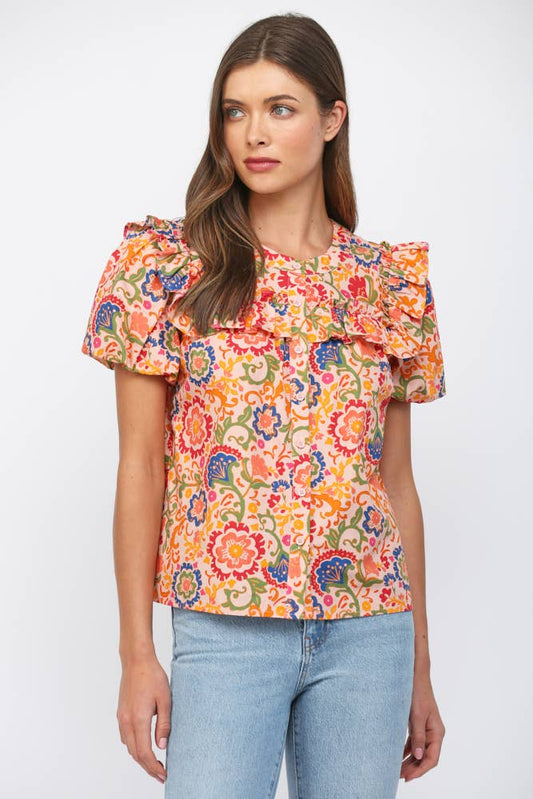 Macy Ruffle Top