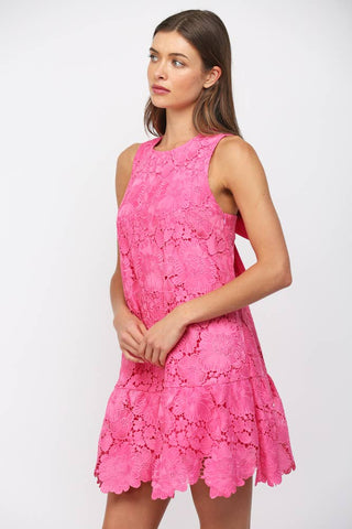 Blakely Bow Back Lace Dress