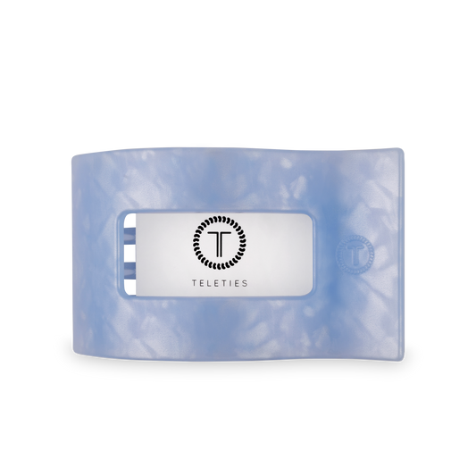 Flat Rectangle Hair Clip | Large | Blue Lagoon