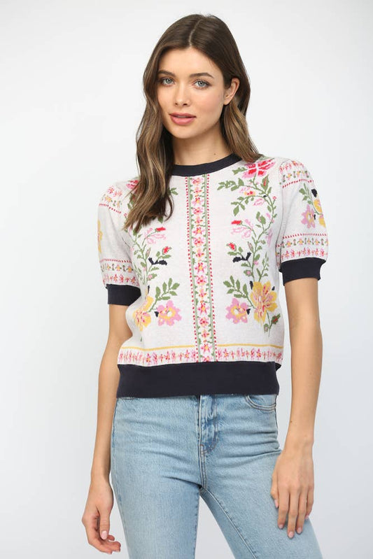 Laura Floral Top