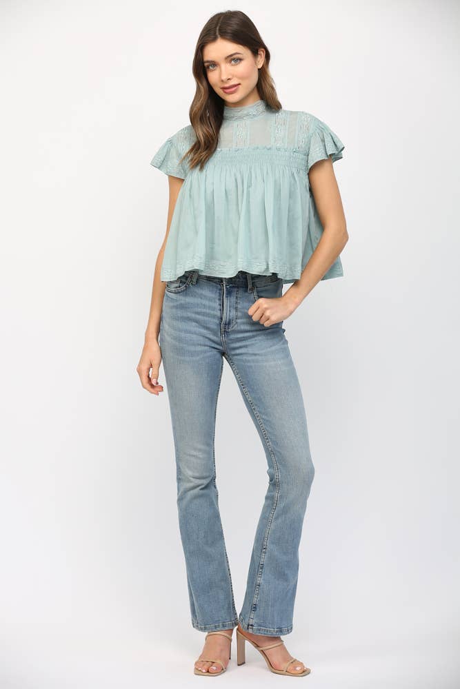 Lauren Ruffled Top