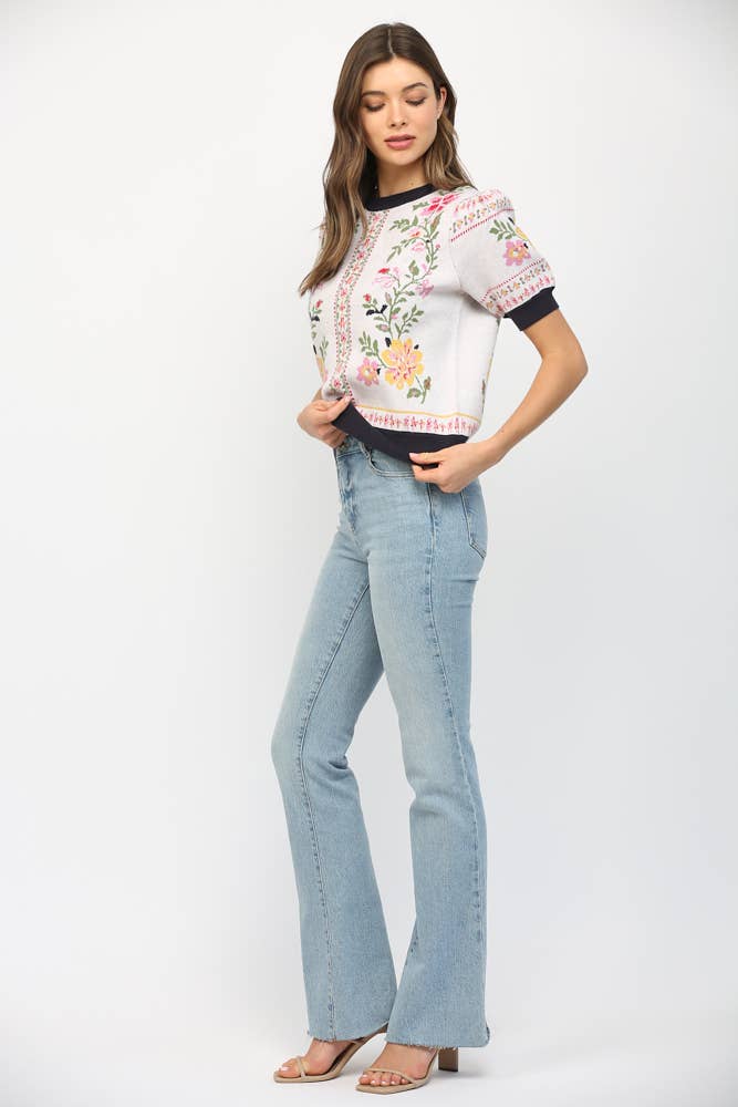 Laura Floral Top