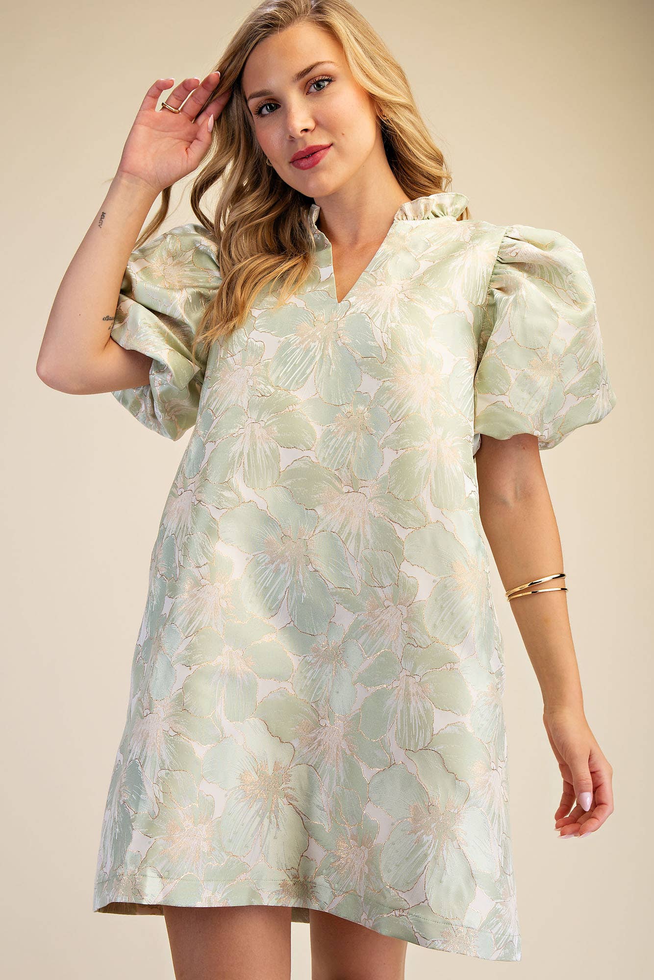 Eliza Puff Sleeve Dress