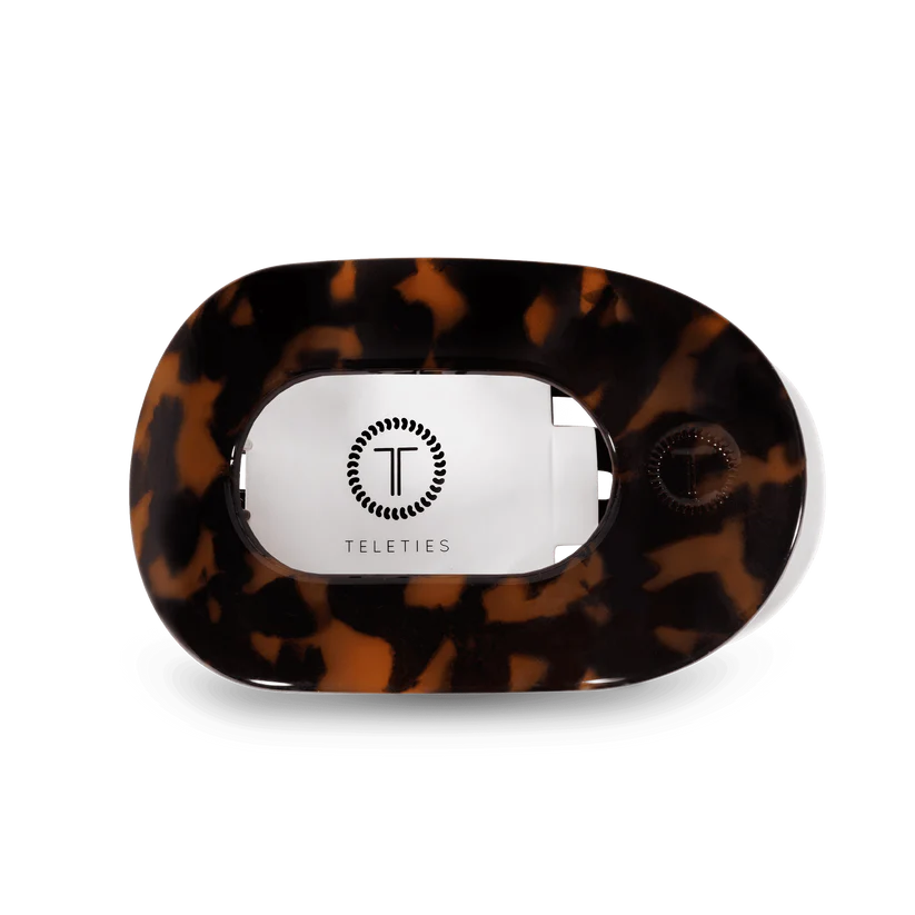 Flat Round Hair Clip - Small - Tortoise